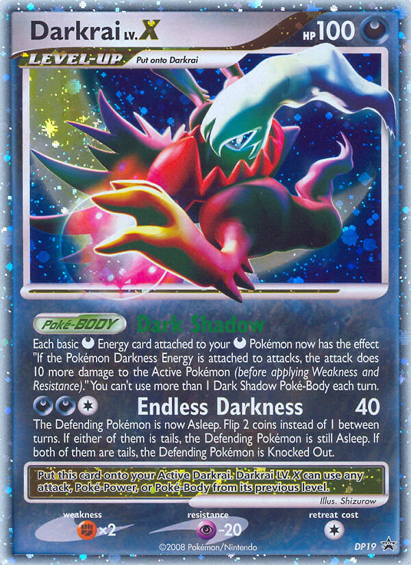 Darkrai LV.X (DP19) [Diamond & Pearl: Black Star Promos] Pokemon Single Pokémon  | Multizone: Comics And Games