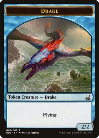 Drake Token [Duel Decks: Mind vs. Might Tokens] MTG Single Magic: The Gathering  | Multizone: Comics And Games