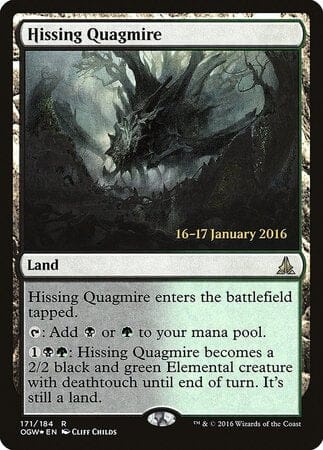 Hissing Quagmire [Oath of the Gatewatch Promos] MTG Single Magic: The Gathering  | Multizone: Comics And Games
