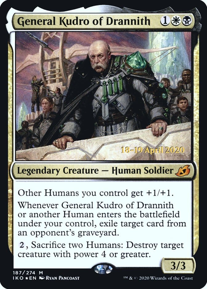 General Kudro of Drannith [Ikoria: Lair of Behemoths Prerelease Promos] MTG Single Magic: The Gathering  | Multizone: Comics And Games
