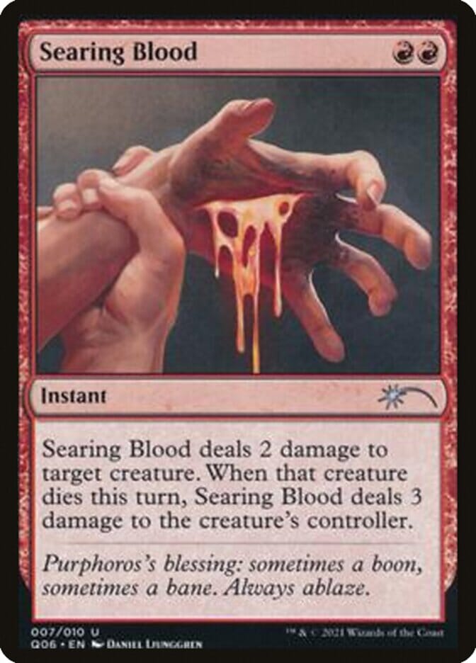 Searing Blood [Pioneer Challenger Decks 2021] MTG Single Magic: The Gathering  | Multizone: Comics And Games