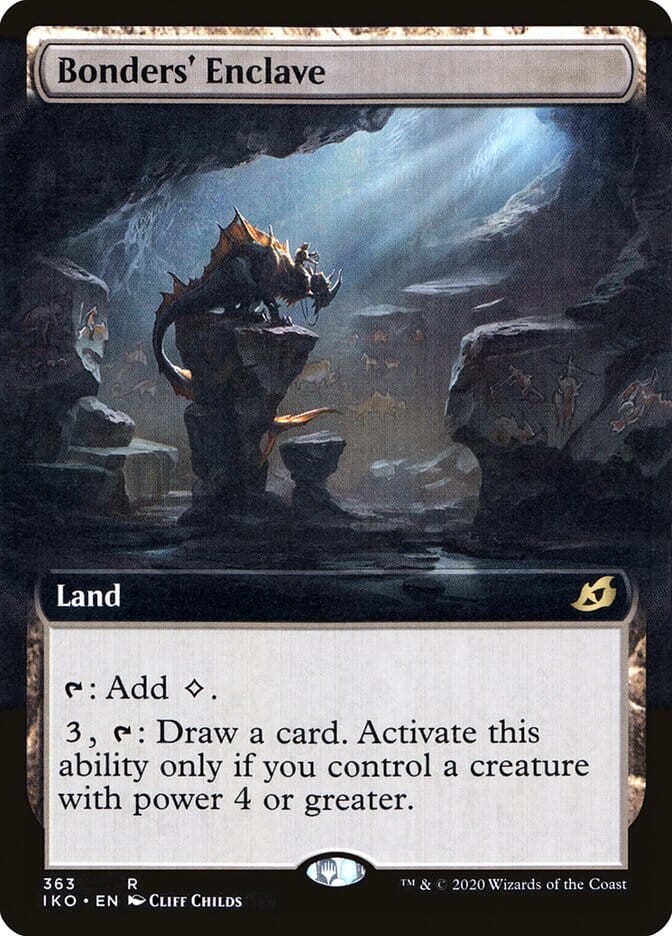 Bonders' Enclave (Extended Art) [Ikoria: Lair of Behemoths] MTG Single Magic: The Gathering  | Multizone: Comics And Games