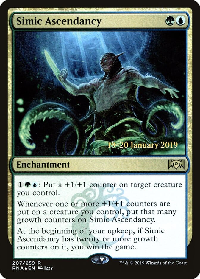 Simic Ascendancy [Ravnica Allegiance Prerelease Promos] MTG Single Magic: The Gathering  | Multizone: Comics And Games
