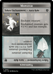 Copy // Monster Role / Virtuous Role Double-Sided Token [Wilds of Eldraine Commander Tokens] MTG Single Magic: The Gathering  | Multizone: Comics And Games