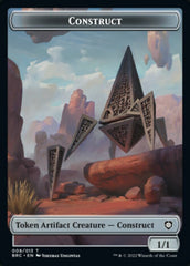 Construct (008) // Phyrexian Myr Double-Sided Token [The Brothers' War Commander Tokens] MTG Single Magic: The Gathering  | Multizone: Comics And Games