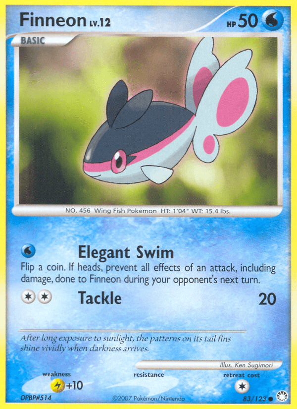 Finneon (83/123) [Diamond & Pearl: Mysterious Treasures] Pokemon Single Pokémon  | Multizone: Comics And Games