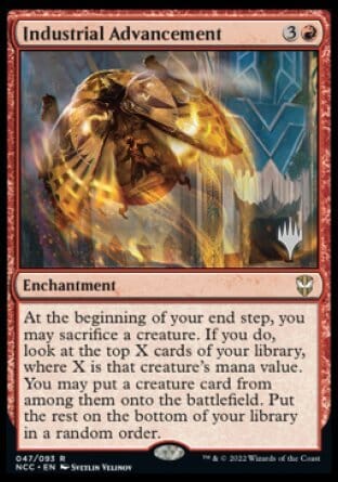 Industrial Advancement (Promo Pack) [Streets of New Capenna Commander Promos] MTG Single Magic: The Gathering  | Multizone: Comics And Games