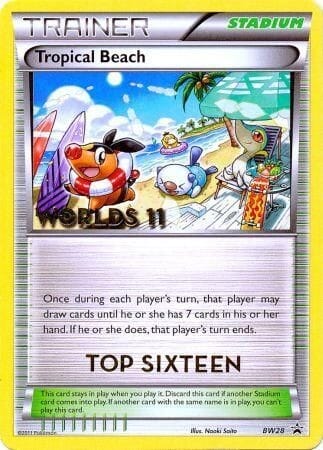 Tropical Beach (BW28) (Top 16) [Black & White: Black Star Promos] Pokemon Single Pokémon  | Multizone: Comics And Games