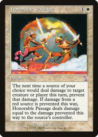Honorable Passage [Time Spiral Timeshifted] MTG Single Magic: The Gathering  | Multizone: Comics And Games