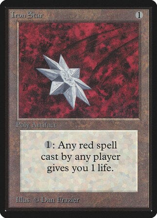 Iron Star [Limited Edition Beta] MTG Single Magic: The Gathering  | Multizone: Comics And Games