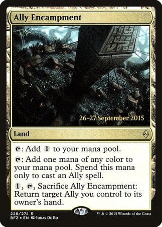 Ally Encampment [Battle for Zendikar Promos] MTG Single Magic: The Gathering  | Multizone: Comics And Games