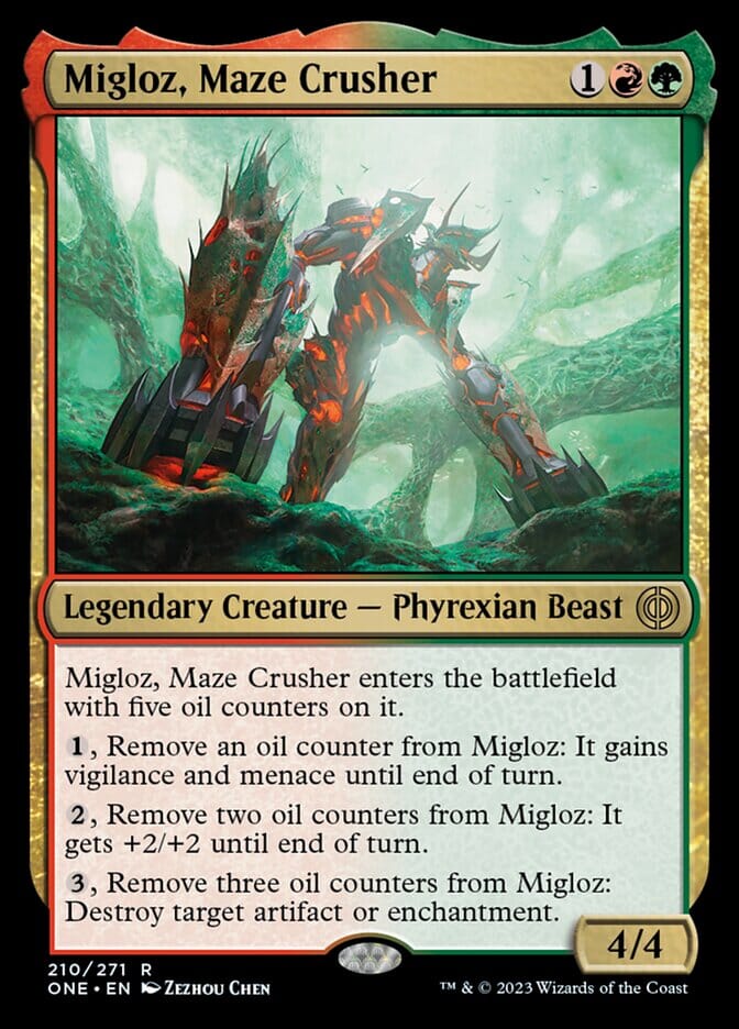 Migloz, Maze Crusher [Phyrexia: All Will Be One] MTG Single Magic: The Gathering  | Multizone: Comics And Games