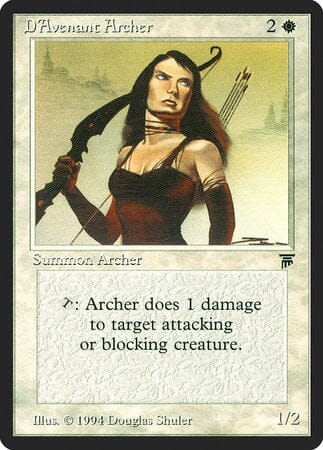 D'Avenant Archer [Legends] MTG Single Magic: The Gathering  | Multizone: Comics And Games