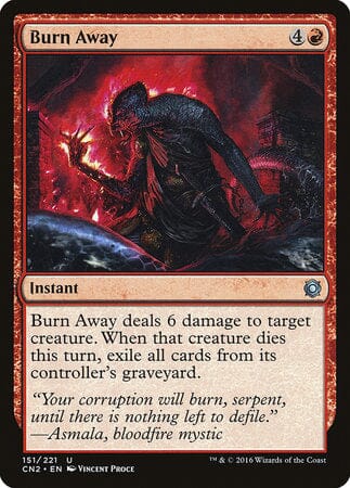 Burn Away [Conspiracy: Take the Crown] MTG Single Magic: The Gathering  | Multizone: Comics And Games