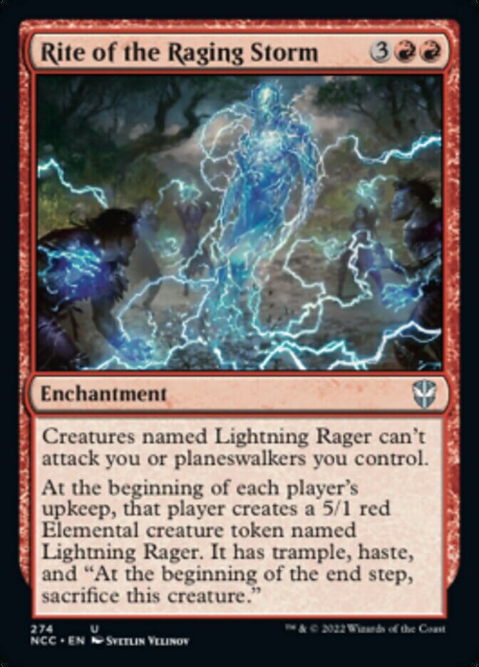 Rite of the Raging Storm [Streets of New Capenna Commander] MTG Single Magic: The Gathering  | Multizone: Comics And Games