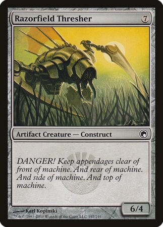 Razorfield Thresher [Scars of Mirrodin] MTG Single Magic: The Gathering  | Multizone: Comics And Games