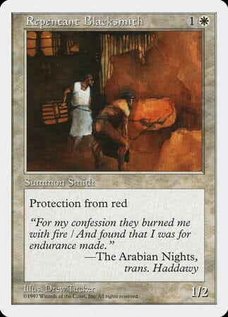 Repentant Blacksmith [Fifth Edition] MTG Single Magic: The Gathering  | Multizone: Comics And Games