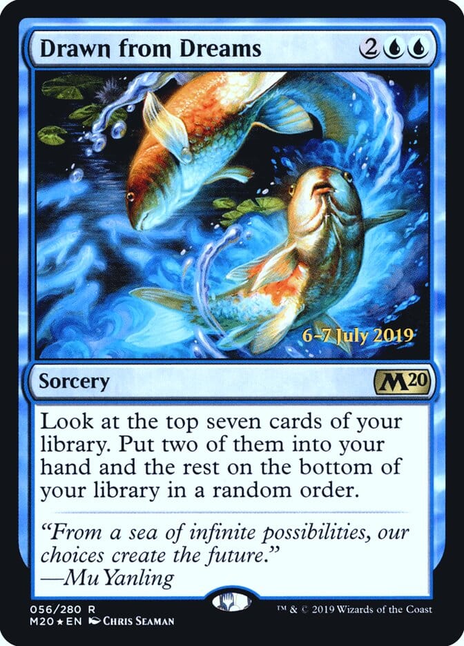 Drawn from Dreams [Core Set 2020 Prerelease Promos] MTG Single Magic: The Gathering  | Multizone: Comics And Games