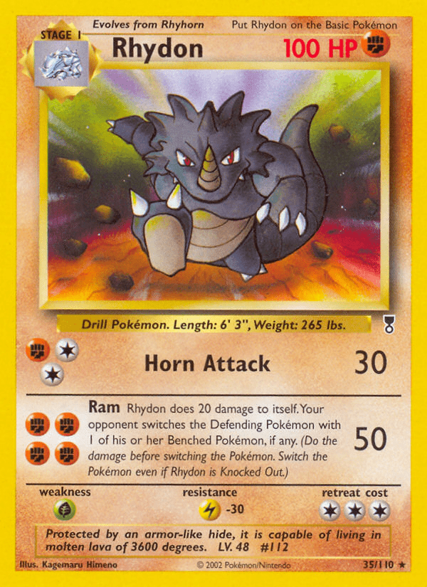 Rhydon (35/110) [Legendary Collection] Pokemon Single Pokémon  | Multizone: Comics And Games