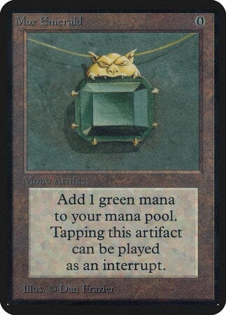 Mox Emerald [Limited Edition Alpha] MTG Single Magic: The Gathering  | Multizone: Comics And Games