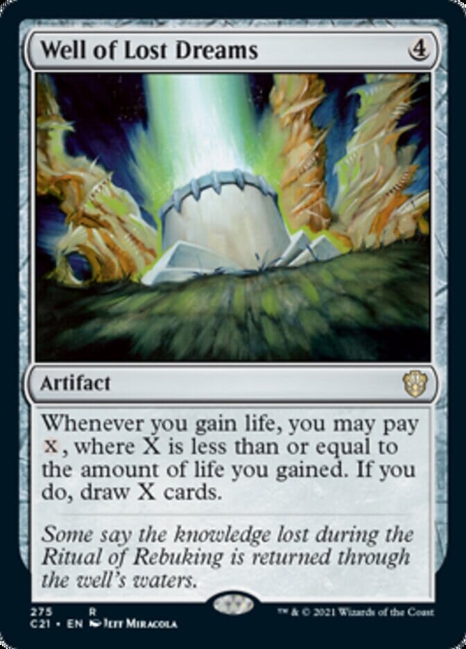 Well of Lost Dreams [Commander 2021] MTG Single Magic: The Gathering  | Multizone: Comics And Games