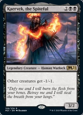 Kaervek, the Spiteful [Core Set 2021] MTG Single Magic: The Gathering  | Multizone: Comics And Games