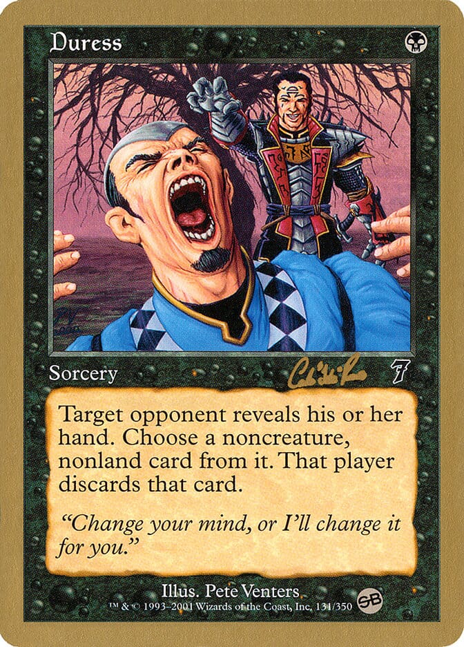 Duress (Carlos Romao) (SB) [World Championship Decks 2002] MTG Single Magic: The Gathering  | Multizone: Comics And Games