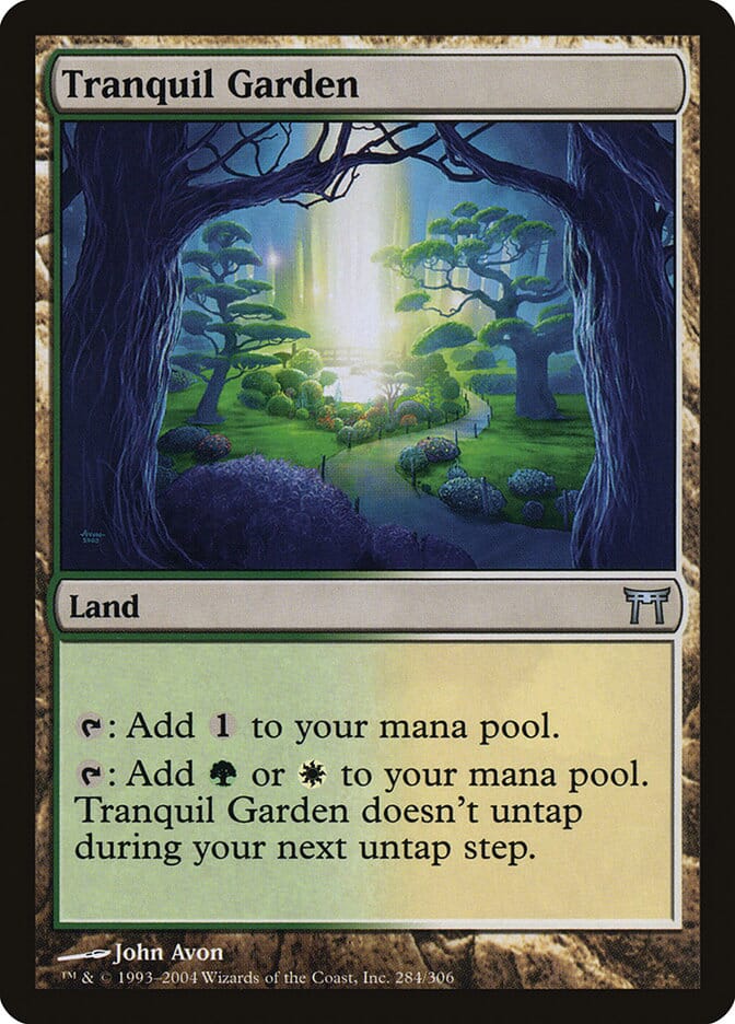 Tranquil Garden [Champions of Kamigawa] MTG Single Magic: The Gathering  | Multizone: Comics And Games