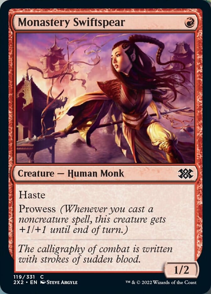 Monastery Swiftspear [Double Masters 2022] MTG Single Magic: The Gathering  | Multizone: Comics And Games