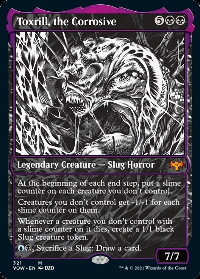 Toxrill, the Corrosive (Showcase Eternal Night) [Innistrad: Crimson Vow] MTG Single Magic: The Gathering  | Multizone: Comics And Games