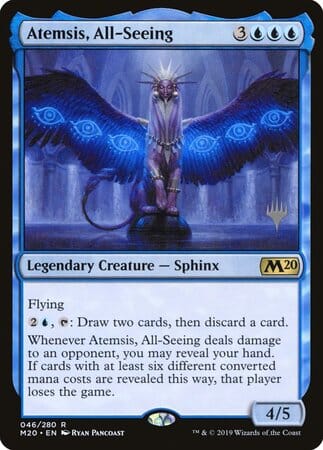 Atemsis, All-Seeing [Core Set 2020 Promos] MTG Single Magic: The Gathering  | Multizone: Comics And Games