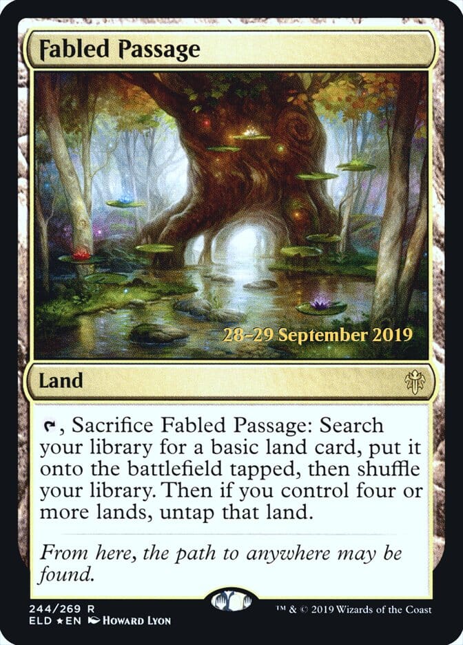 Fabled Passage [Throne of Eldraine Prerelease Promos] MTG Single Magic: The Gathering  | Multizone: Comics And Games