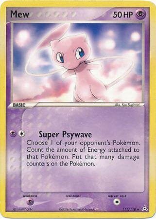Mew (111/110) (Non Holo DVD Promo) [EX: Holon Phantoms] Pokemon Single Pokémon  | Multizone: Comics And Games