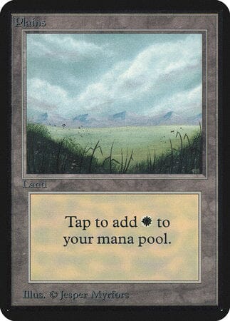 Plains (A) [Limited Edition Alpha] MTG Single Magic: The Gathering  | Multizone: Comics And Games