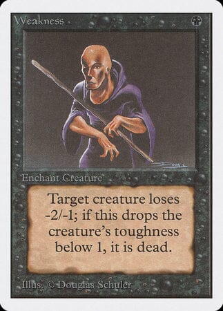 Weakness [Unlimited Edition] MTG Single Magic: The Gathering  | Multizone: Comics And Games