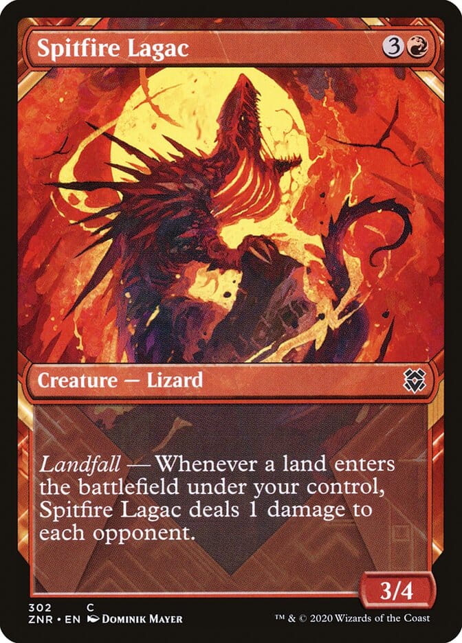 Spitfire Lagac (Showcase) [Zendikar Rising] MTG Single Magic: The Gathering  | Multizone: Comics And Games