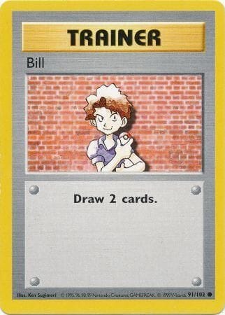 Bill (91/102) [Base Set Shadowless Unlimited] Pokemon Single Pokémon  | Multizone: Comics And Games
