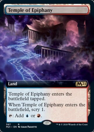 Temple of Epiphany (Extended Art) [Core Set 2021] MTG Single Magic: The Gathering  | Multizone: Comics And Games