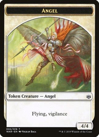 Angel Token [War of the Spark Tokens] MTG Single Magic: The Gathering  | Multizone: Comics And Games