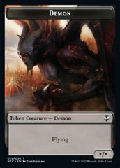 Demon // Copy Double-sided Token [Streets of New Capenna Commander Tokens] MTG Single Magic: The Gathering  | Multizone: Comics And Games