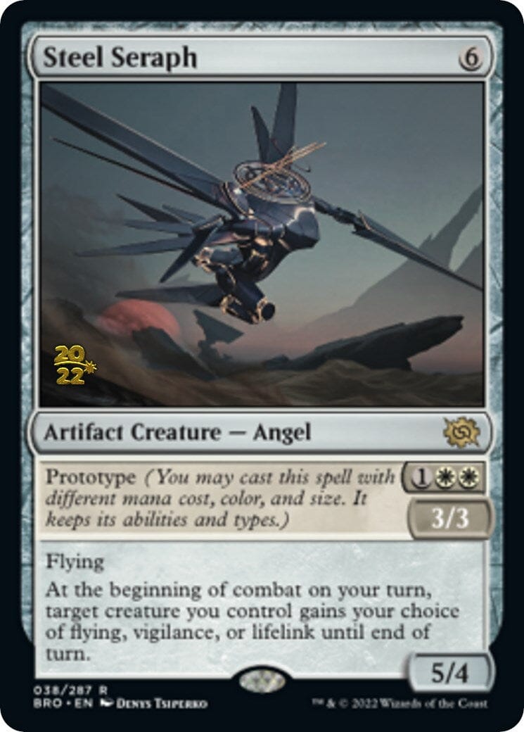 Steel Seraph [The Brothers' War: Prerelease Promos] MTG Single Magic: The Gathering  | Multizone: Comics And Games