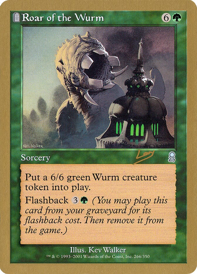 Roar of the Wurm (Raphael Levy) [World Championship Decks 2002] MTG Single Magic: The Gathering  | Multizone: Comics And Games