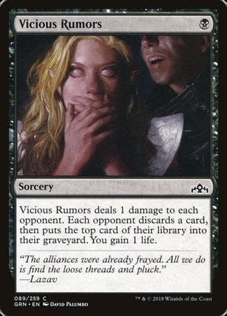 Vicious Rumors [Guilds of Ravnica] MTG Single Magic: The Gathering  | Multizone: Comics And Games