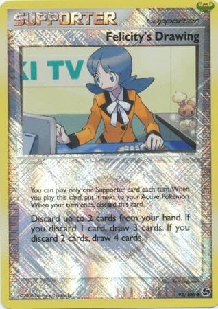 Felicity's Drawing (98/106) (League Promo) [Diamond & Pearl: Great Encounters] Pokemon Single Pokémon  | Multizone: Comics And Games