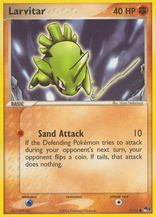 Larvitar (11/17) [POP Series 1] Pokemon Single Pokémon  | Multizone: Comics And Games