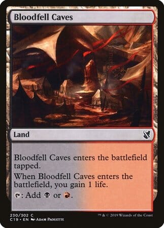 Bloodfell Caves [Commander 2019] MTG Single Magic: The Gathering  | Multizone: Comics And Games