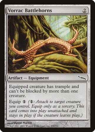 Vorrac Battlehorns [Mirrodin] MTG Single Magic: The Gathering  | Multizone: Comics And Games