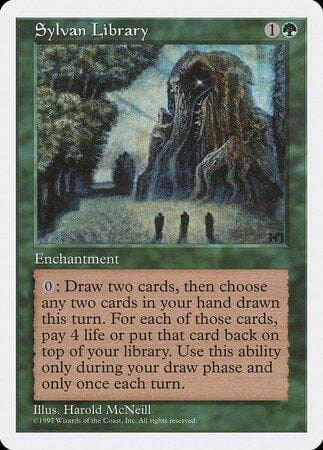Sylvan Library [Fifth Edition] MTG Single Magic: The Gathering  | Multizone: Comics And Games
