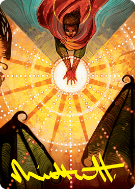 Grapeshot Art Card (Gold-Stamped Signature) [Strixhaven: School of Mages Art Series] MTG Single Magic: The Gathering  | Multizone: Comics And Games