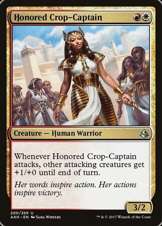 Honored Crop-Captain [Amonkhet] MTG Single Magic: The Gathering  | Multizone: Comics And Games